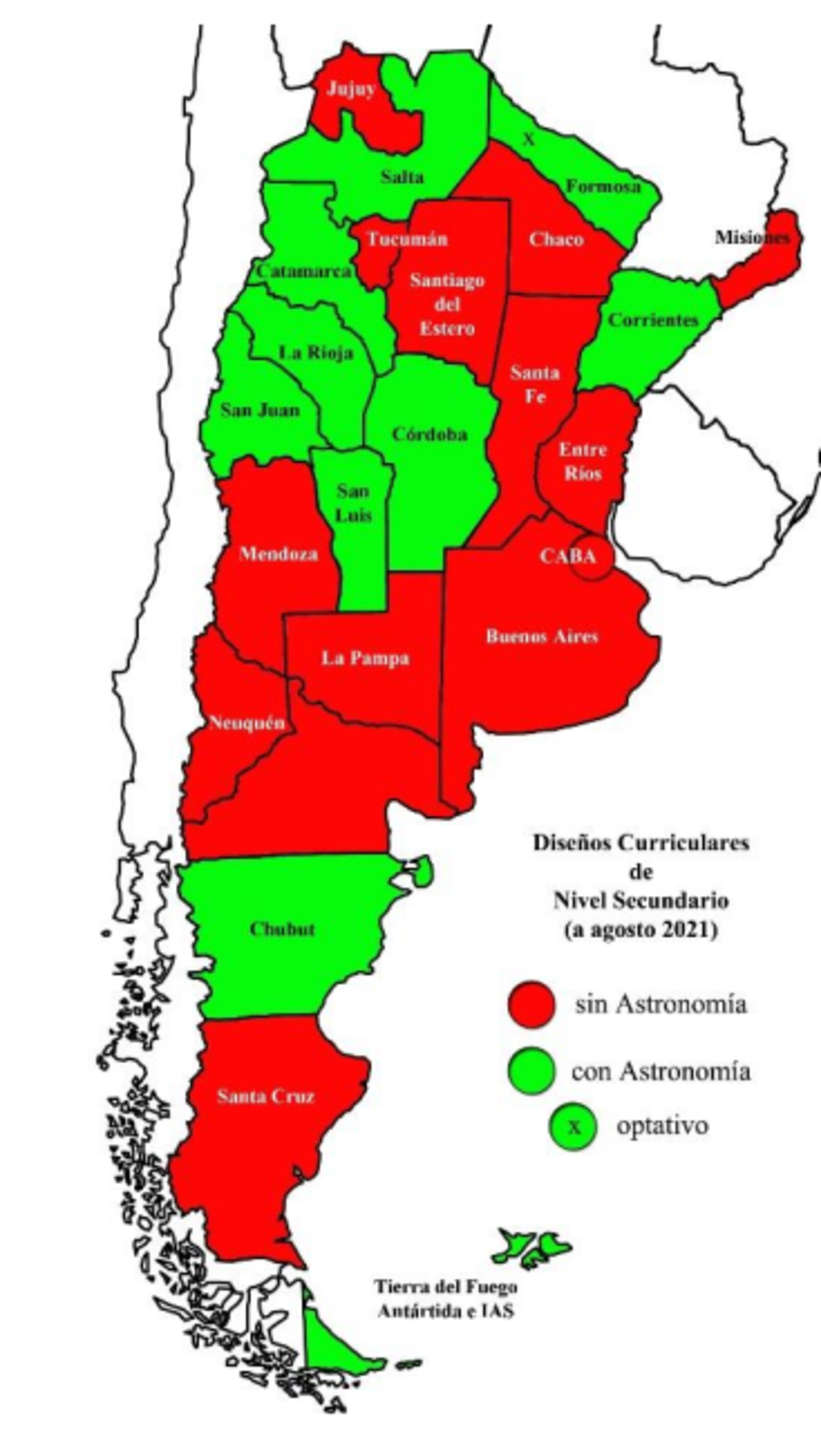 NAEC - mapa